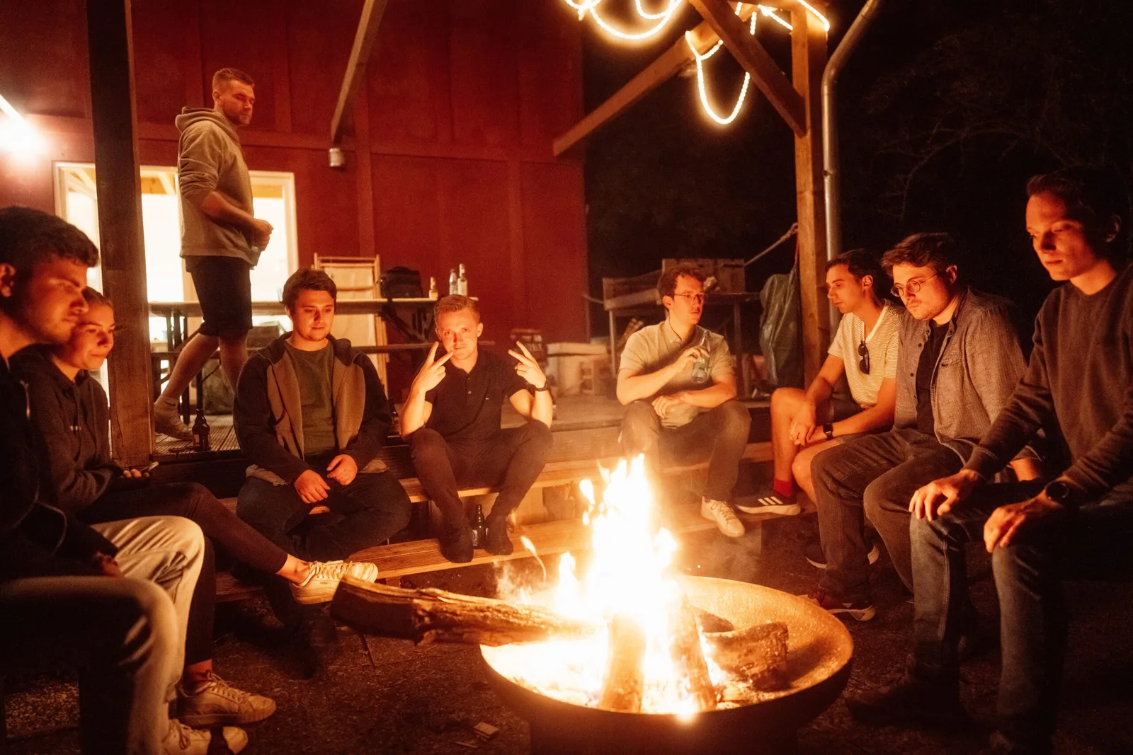 Abend am Lagerfeuer